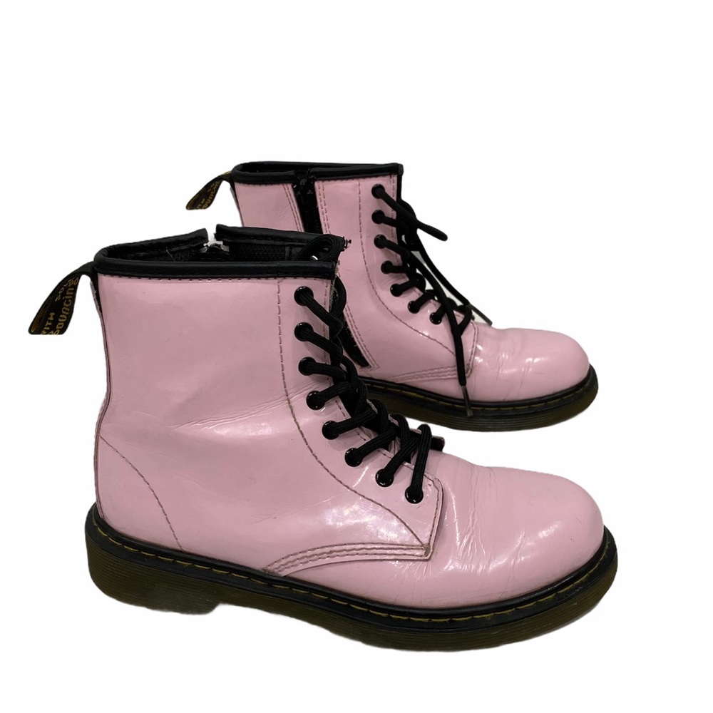 Dr Marten Baby Pink Delaney Boots Size 3 - Picture 2 of 6